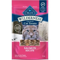Blue Buffalo Wilderness Salmon Formula Crunchy Grain-Free Cat Treats