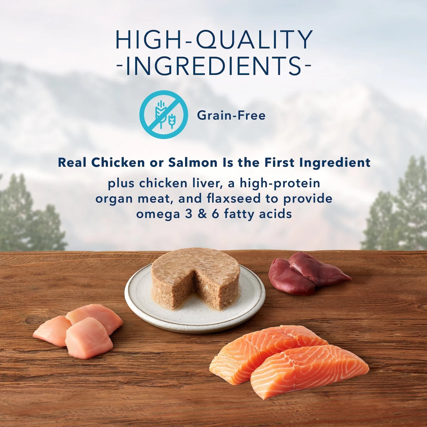 Blue Buffalo Wilderness Pate Kitten Variety Pack With Chicken & Salmon Grain-Free Cat Food - Image 4