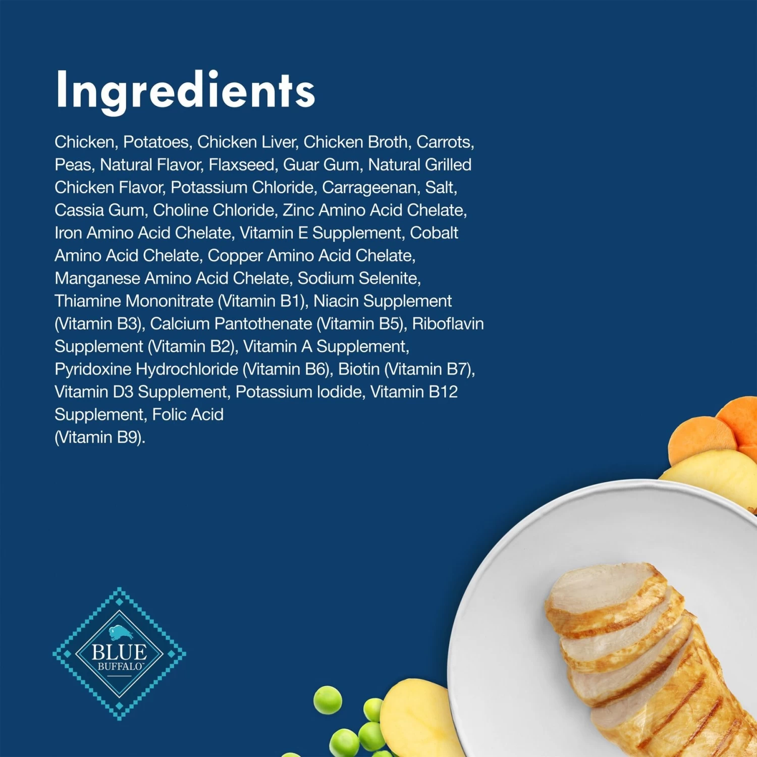 Blue Buffalo Divine Delights Grilled Chicken Flavor Pate Dog Food Trays - Image 5