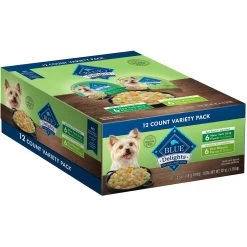 Blue Buffalo Divine Delights Gravy Variety Pack Filet Mignon & NY Strip Flavor Dog Food Trays