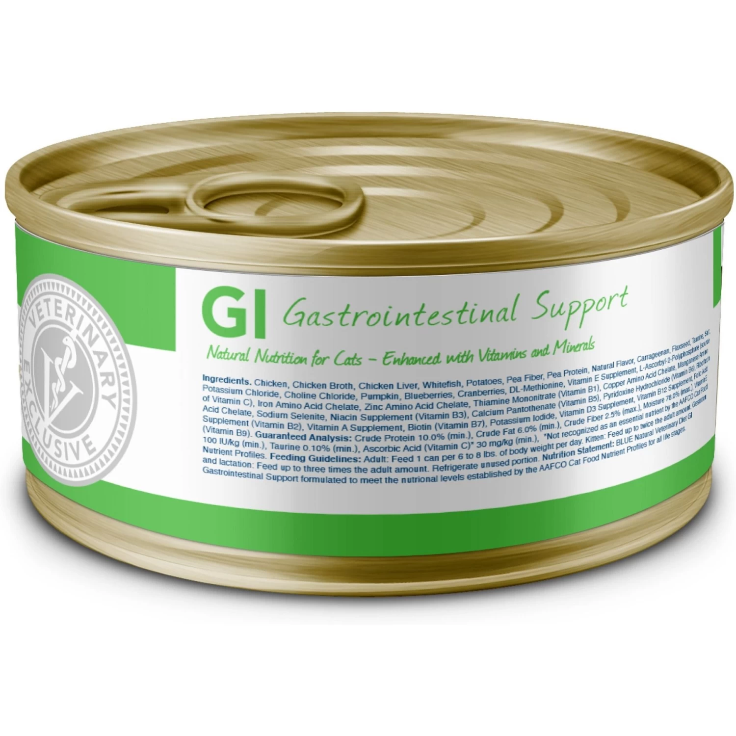 Blue Buffalo Natural Veterinary Diet GI Gastrointestinal Support Grain-Free Wet Cat Food - Image 2