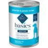 Blue Buffalo Basics Skin & Stomach Care Grain-Free Whitefish Entrée Adult Canned Dog Food, 12.5-oz Can, Case Of 12