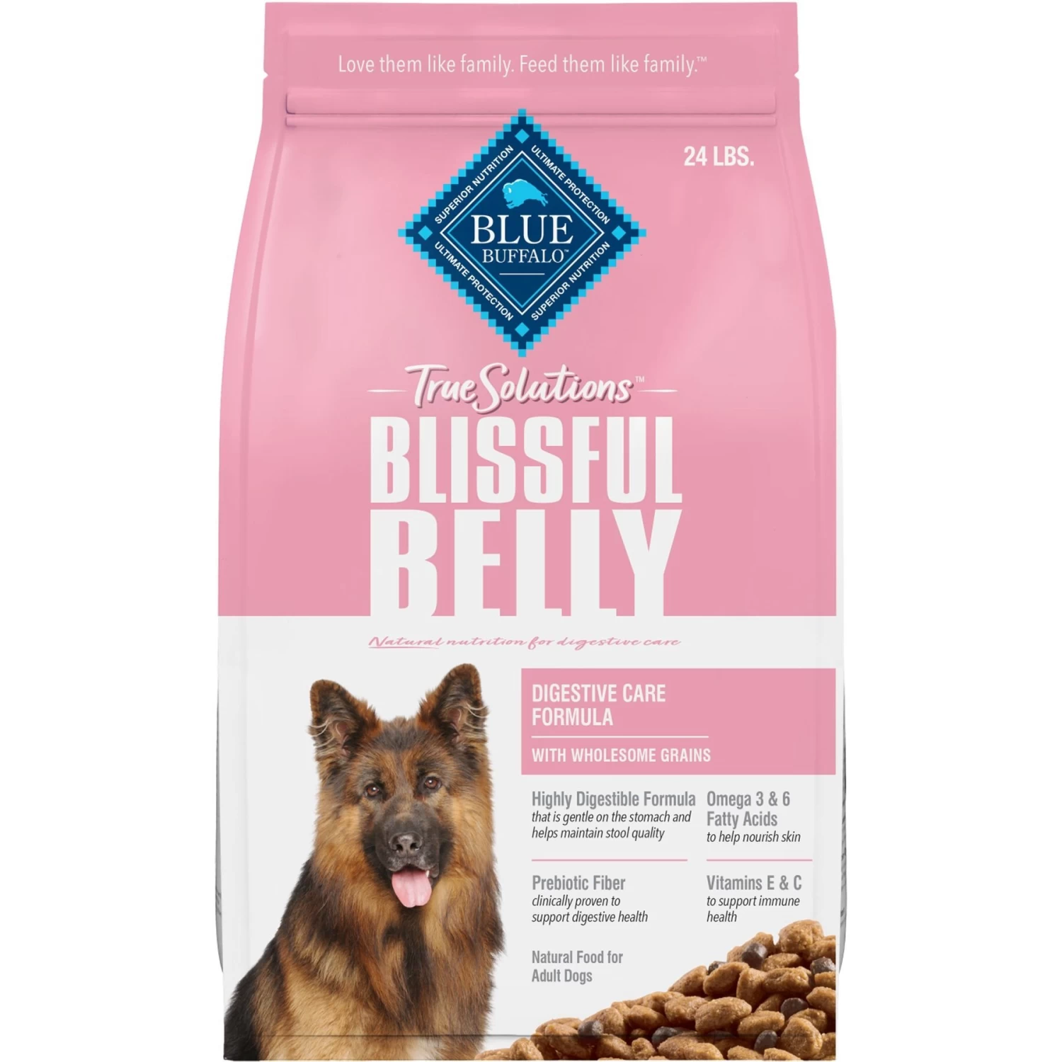 Blue Buffalo True Solutions Blissful Belly Digestive Care Formula Dry Dog Food