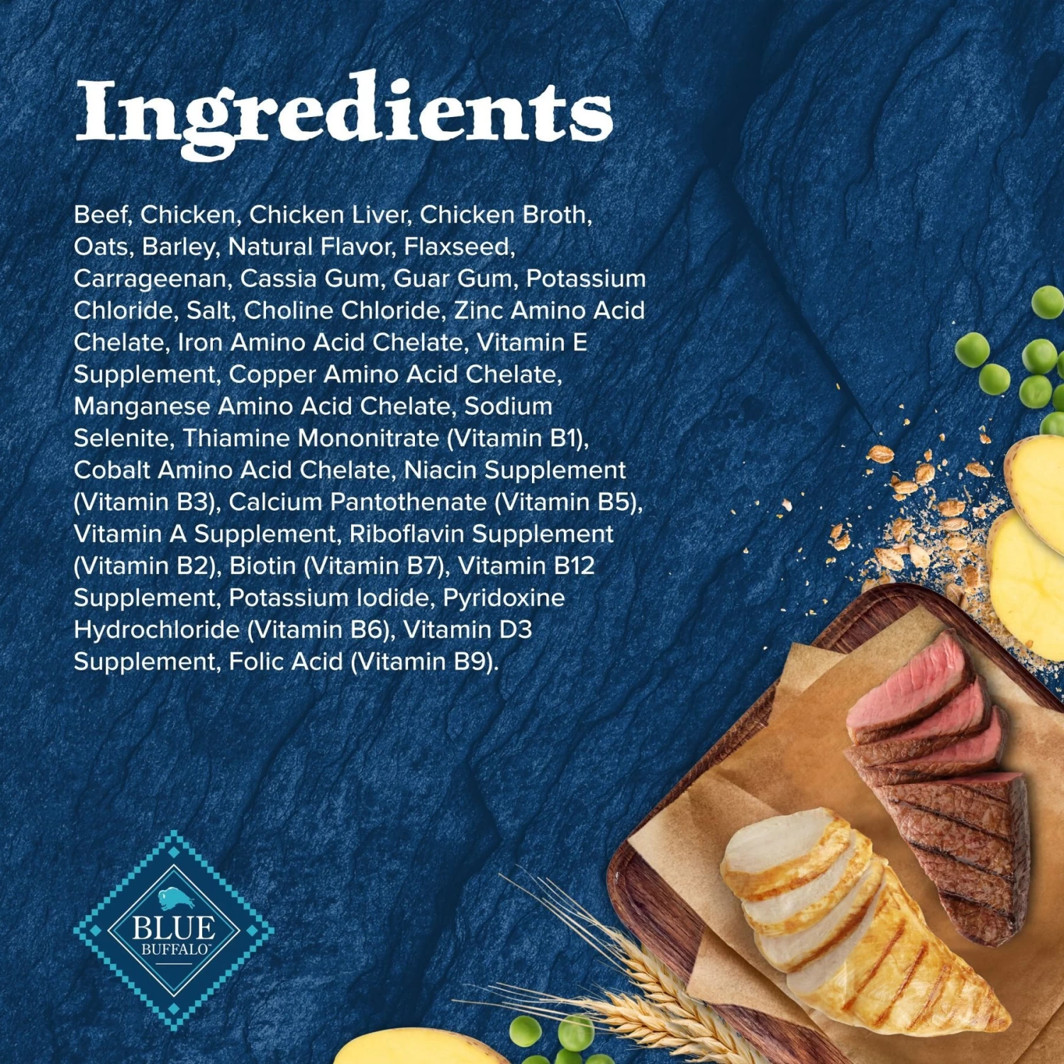 Blue Buffalo Wilderness Beef & Chicken Grill With Oats & Barley Adult Wet Dog Food - Image 5