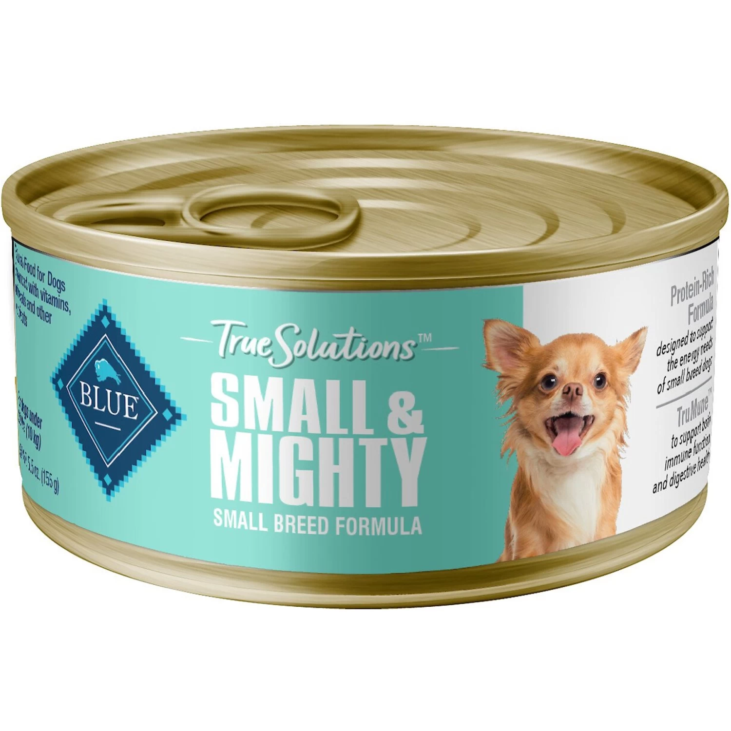 Blue Buffalo True Solutions Small & Mighty Small Breed Formula Adult Wet Dog Food, 5.5-oz Can, Case Of 24