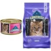 Blue Buffalo Wilderness Kitten Salmon Grain-Free Canned Cat Food & Blue Buffalo Wilderness High Protein Natural Grain-Free Chicken Kitten Dry Cat Food