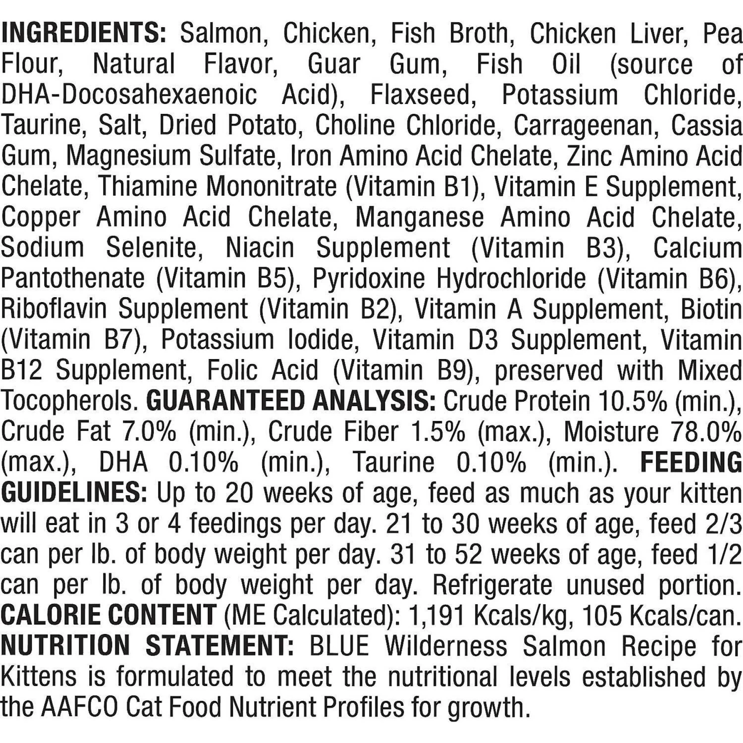 Blue Buffalo Wilderness Kitten Salmon Grain-Free Canned Cat Food & Blue Buffalo Wilderness High Protein Natural Grain-Free Chicken Kitten Dry Cat Food - Image 3