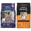 American Journey Turkey & Chicken Recipe Grain-Free Dry Cat Food & Blue Buffalo Wilderness Chicken Recipe Grain-Free Dry Cat Food