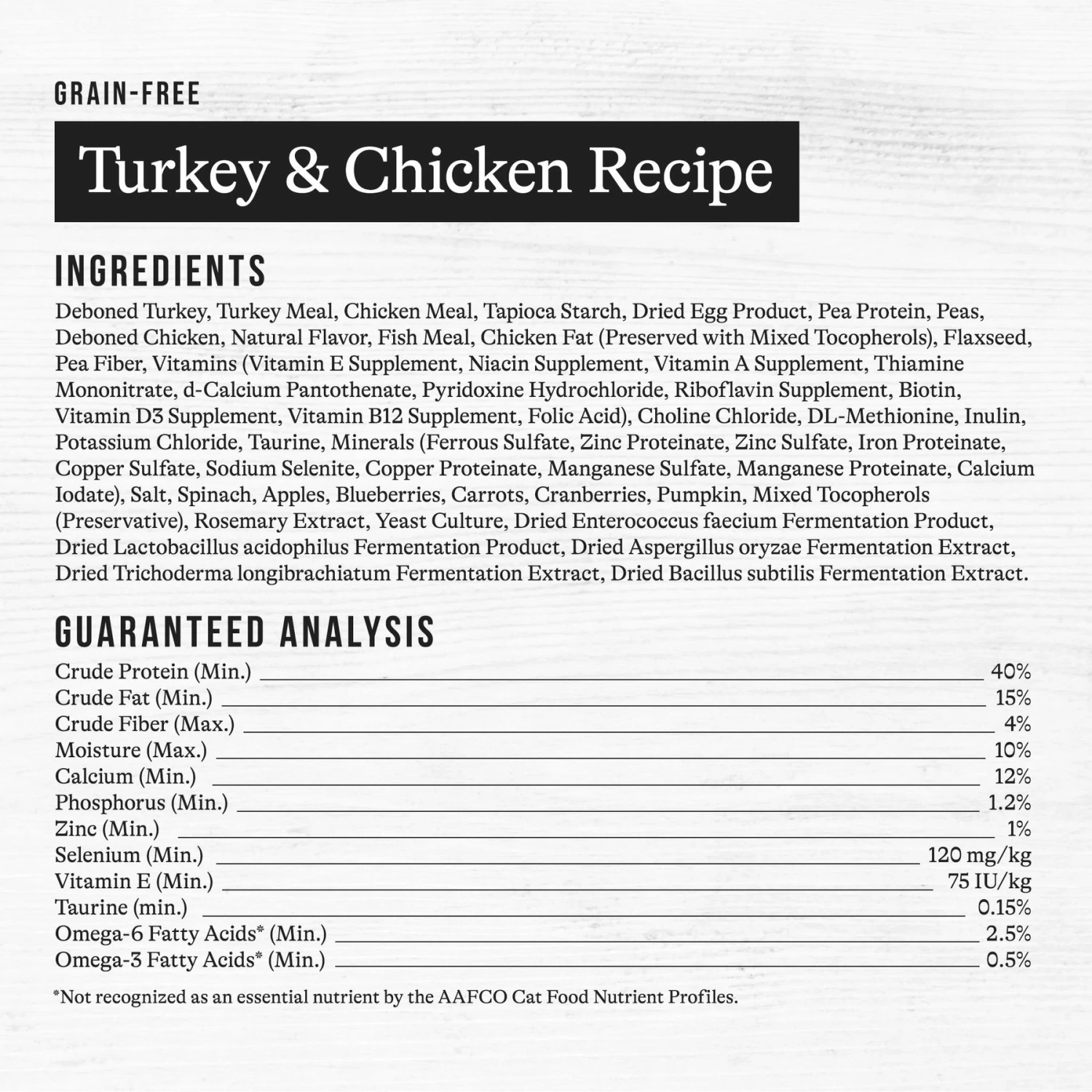 American Journey Turkey & Chicken Recipe Grain-Free Dry Cat Food & Blue Buffalo Wilderness Chicken Recipe Grain-Free Dry Cat Food - Image 4