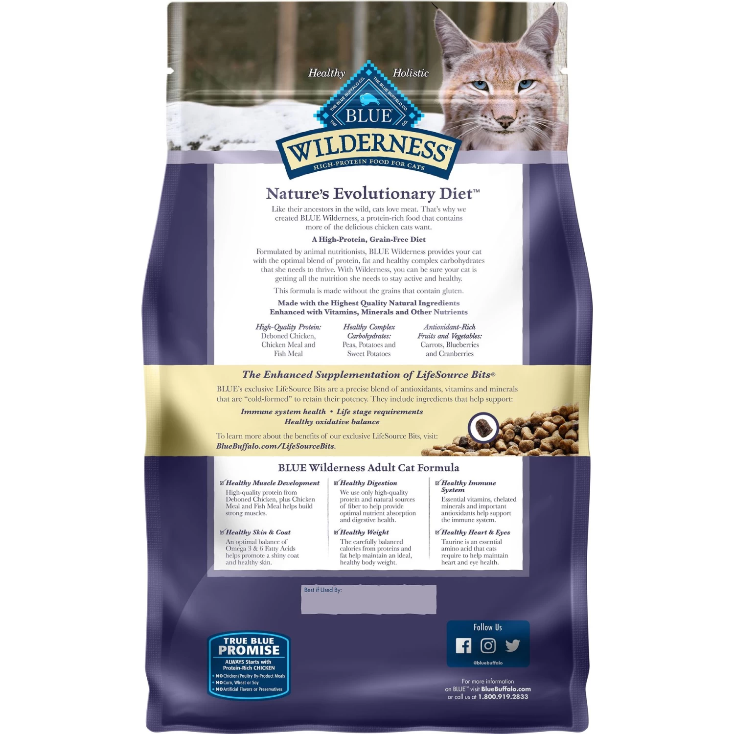 American Journey Turkey & Chicken Recipe Grain-Free Dry Cat Food & Blue Buffalo Wilderness Chicken Recipe Grain-Free Dry Cat Food - Image 7