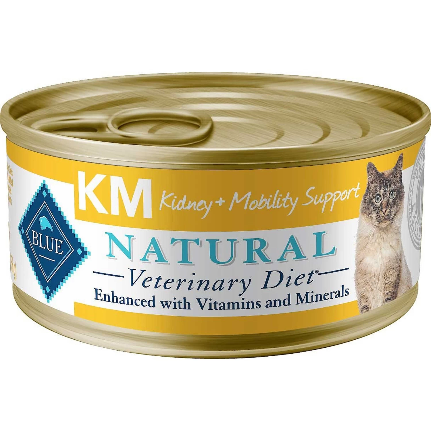 Blue Buffalo Natural Veterinary Diet K+M Kidney + Mobility Support Grain-Free Dry Cat Food & Blue Buffalo Natural Veterinary Diet K+M Kidney + Mobility Support Grain-Free Wet Cat Food - Image 4