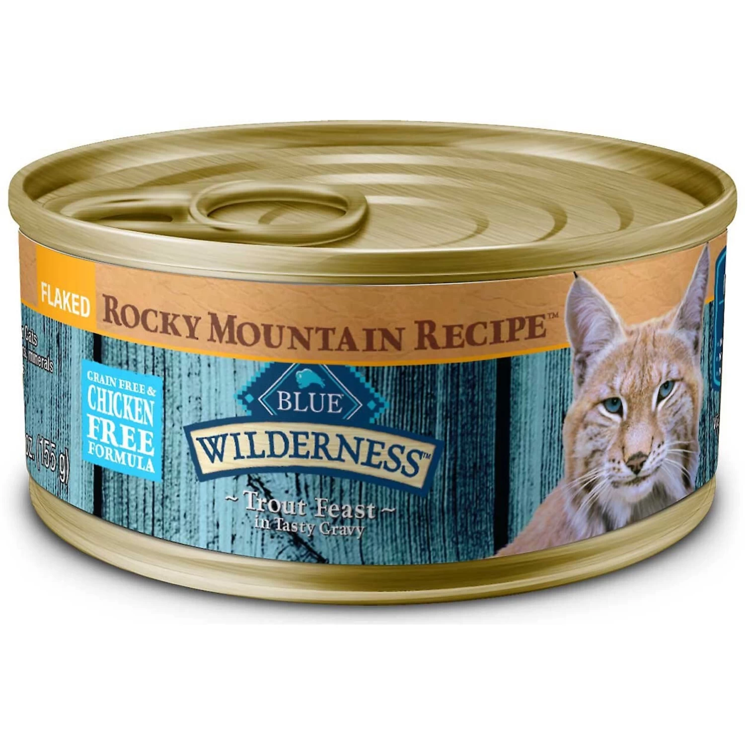 Blue Buffalo Wilderness Rocky Mountain Recipe Flaked Red Meat Feast Adult Grain-Free Canned Cat Food & Blue Buffalo Wilderness Rocky Mountain Recipe Flaked Trout Feast Adult Grain-Free Canned Cat Food - Image 5