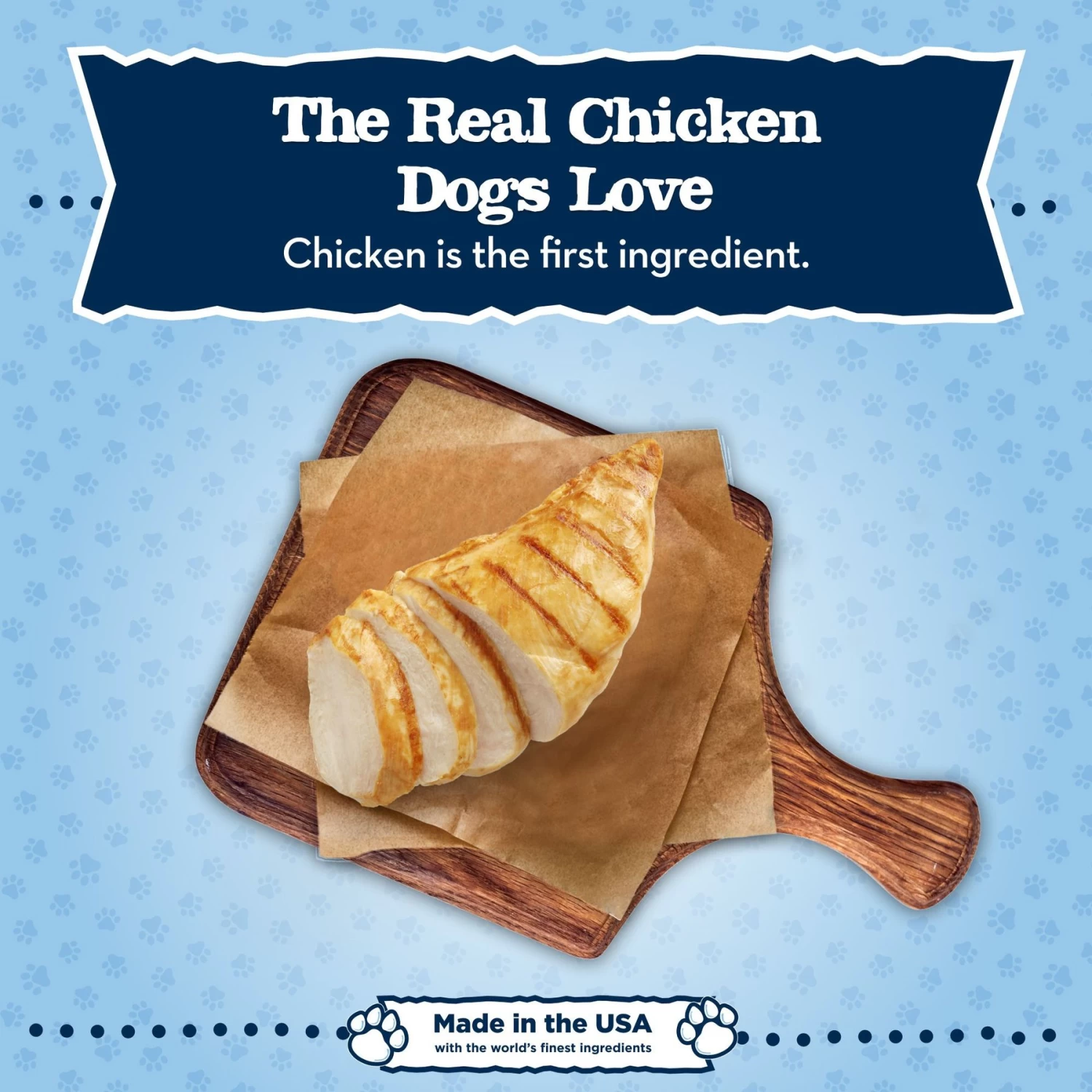 Blue Buffalo Baby Blue Large Breed Healthy Growth Formula Natural Chicken & Brown Rice Recipe Puppy Dry Food, 24-lb Bag - Image 3