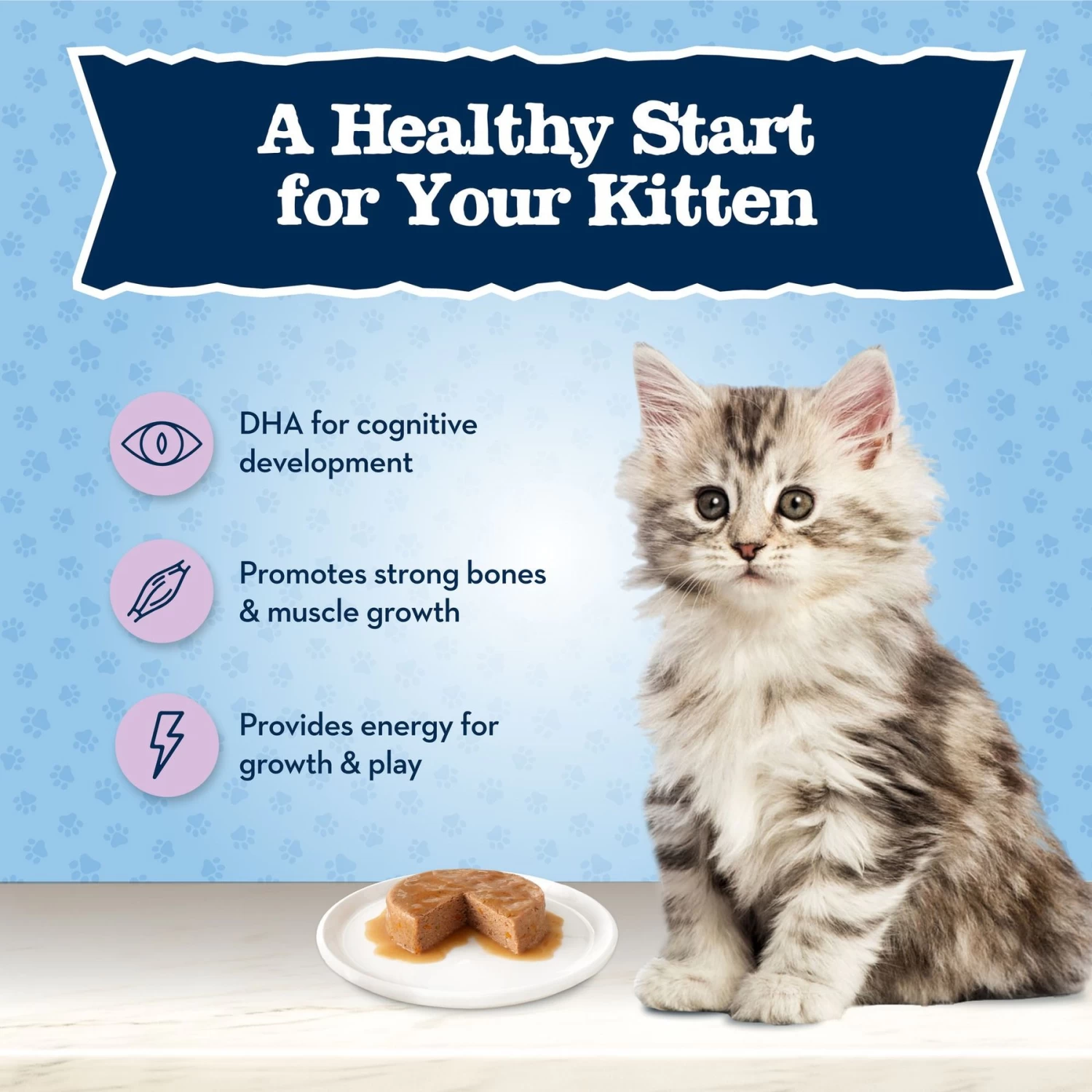 Blue Buffalo Baby Blue Healthy Growth Formula Natural Chicken & Brown Rice Recipe Kitten Dry Food - Image 4