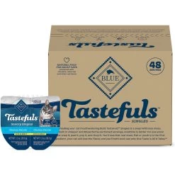 Blue Buffalo Tastefuls Savory Singles Chicken Entrée Cuts In Gravy Adult Cat Food, 2.6-oz Cup, Case Of 24