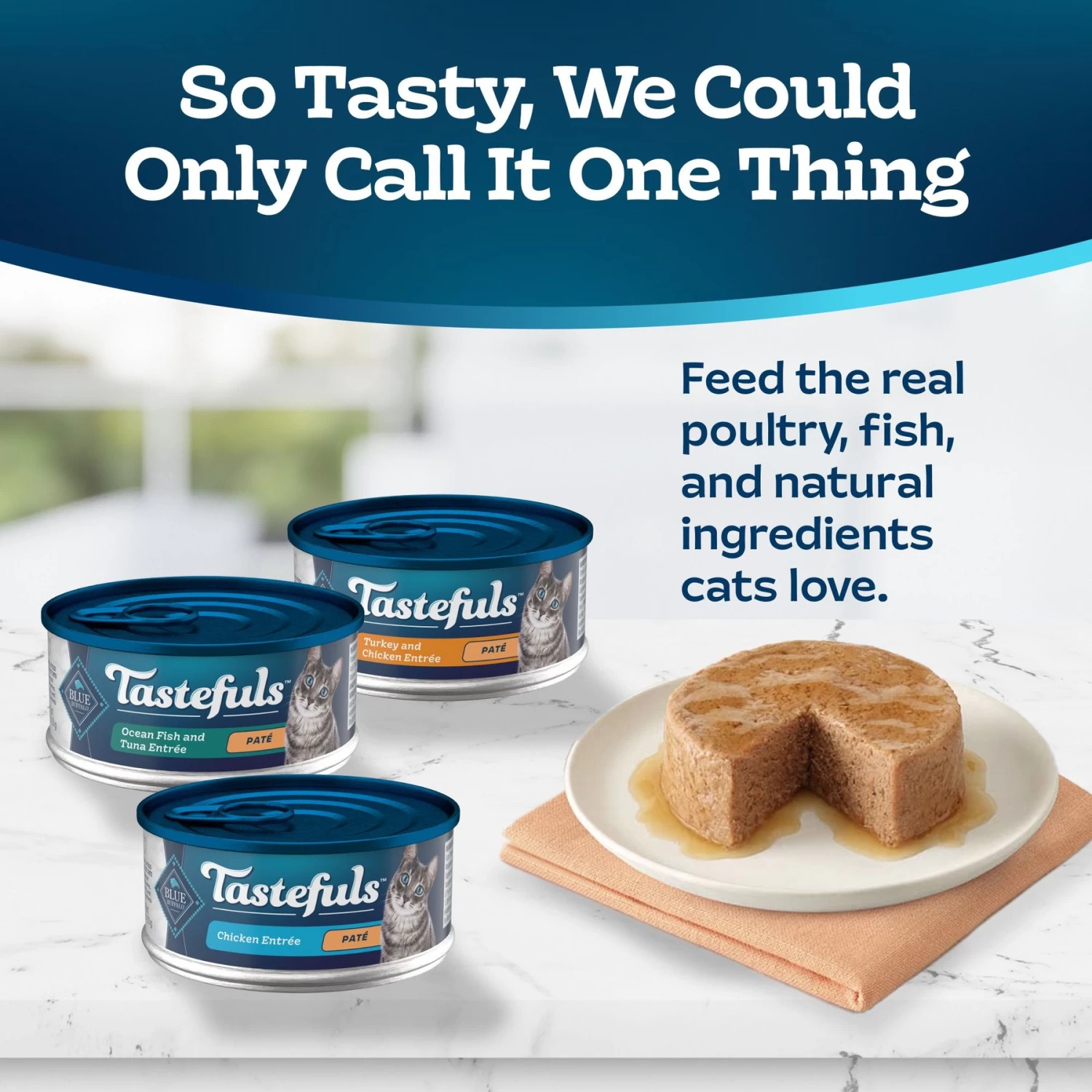 Blue Buffalo Tastefuls Chicken & Pate Cat Food, 5.5-oz Can, 24 Count - Image 4