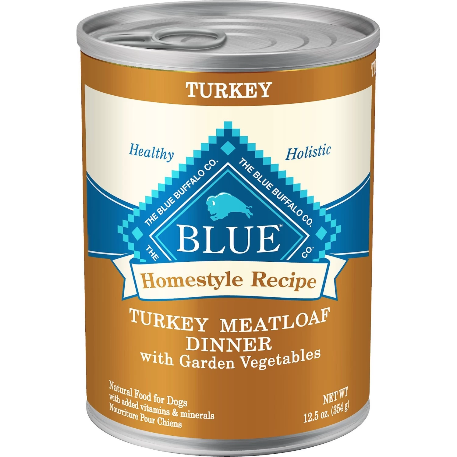 Blue Buffalo Homestyle Recipe Turkey Meatloaf Dinner With Garden Vegetables Canned Dog Food