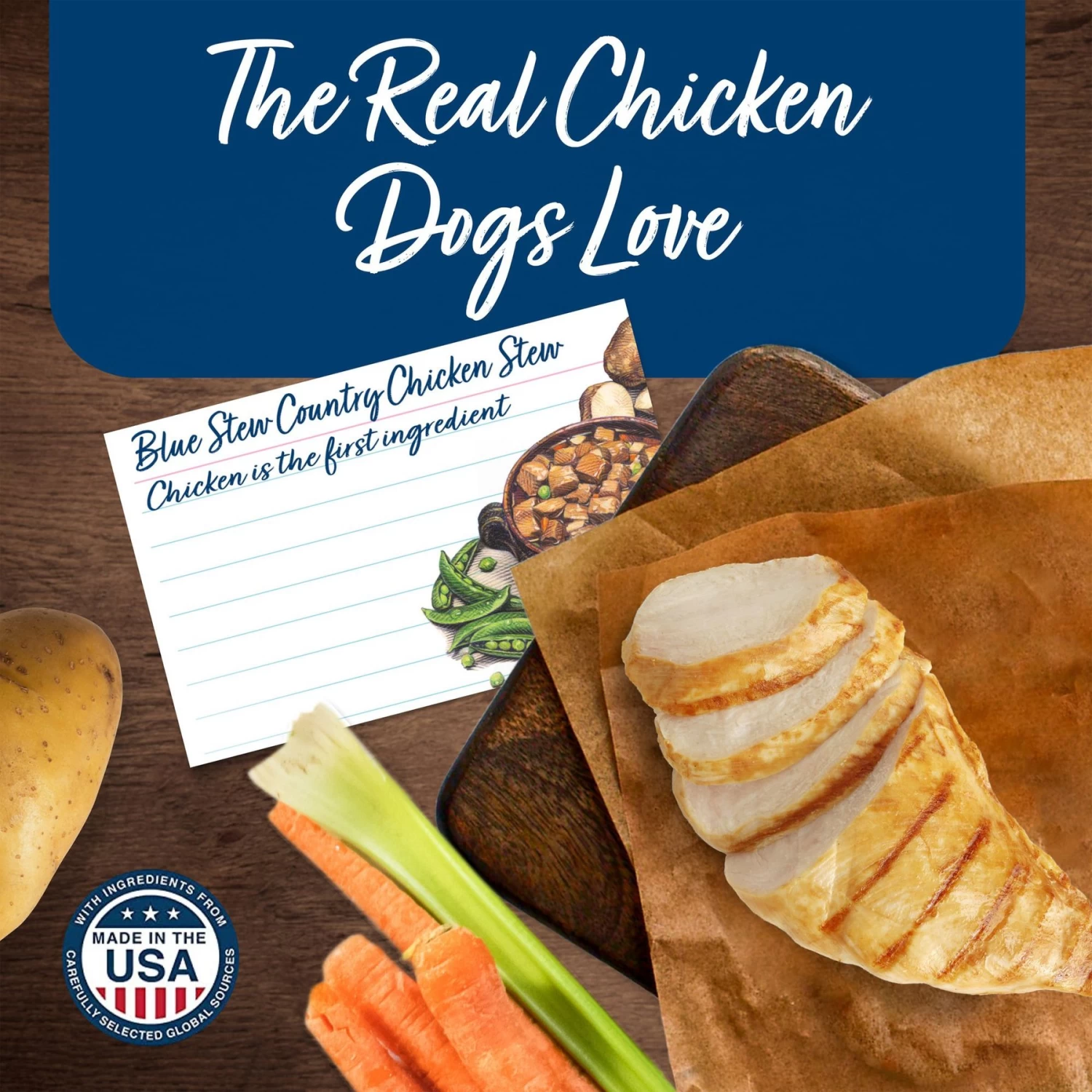 Blue Buffalo Blue's Country Chicken Stew Grain-Free Canned Dog Food - Image 3