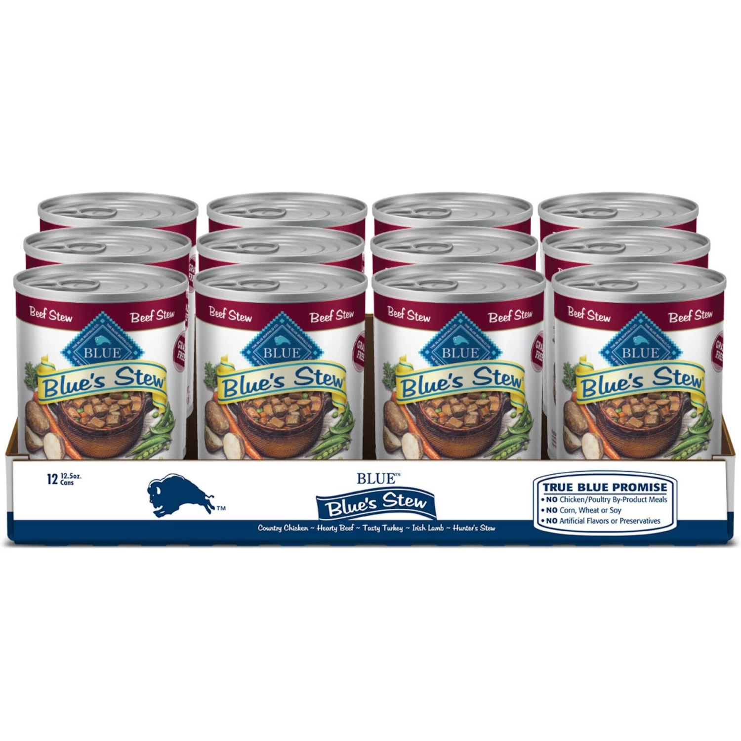 Blue Buffalo Blue's Hearty Beef Stew Grain-Free Canned Dog Food