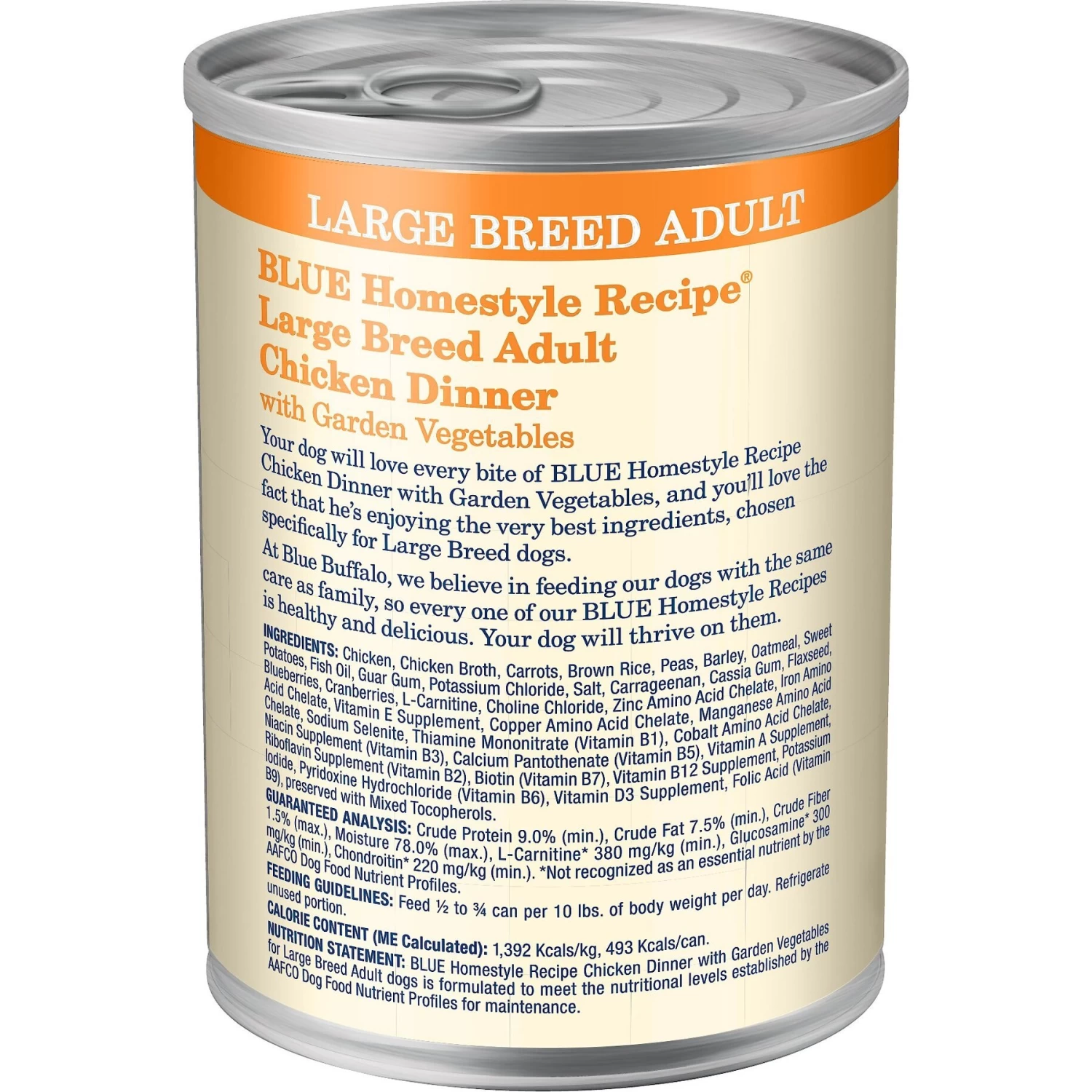 Blue Buffalo Homestyle Recipe Large Breed Chicken Dinner With Garden Vegetables Canned Dog Food - Image 3