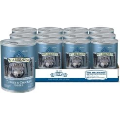 Blue Buffalo Wilderness Turkey & Chicken Grill Grain-Free Canned Dog Food