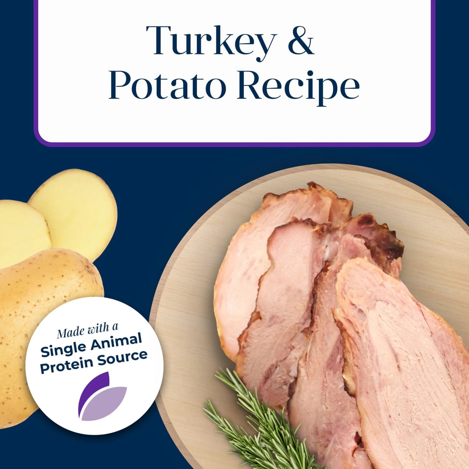 Blue Buffalo Basics Skin & Stomach Care Turkey & Potato Recipe Adult Dry Dog Food - Image 4