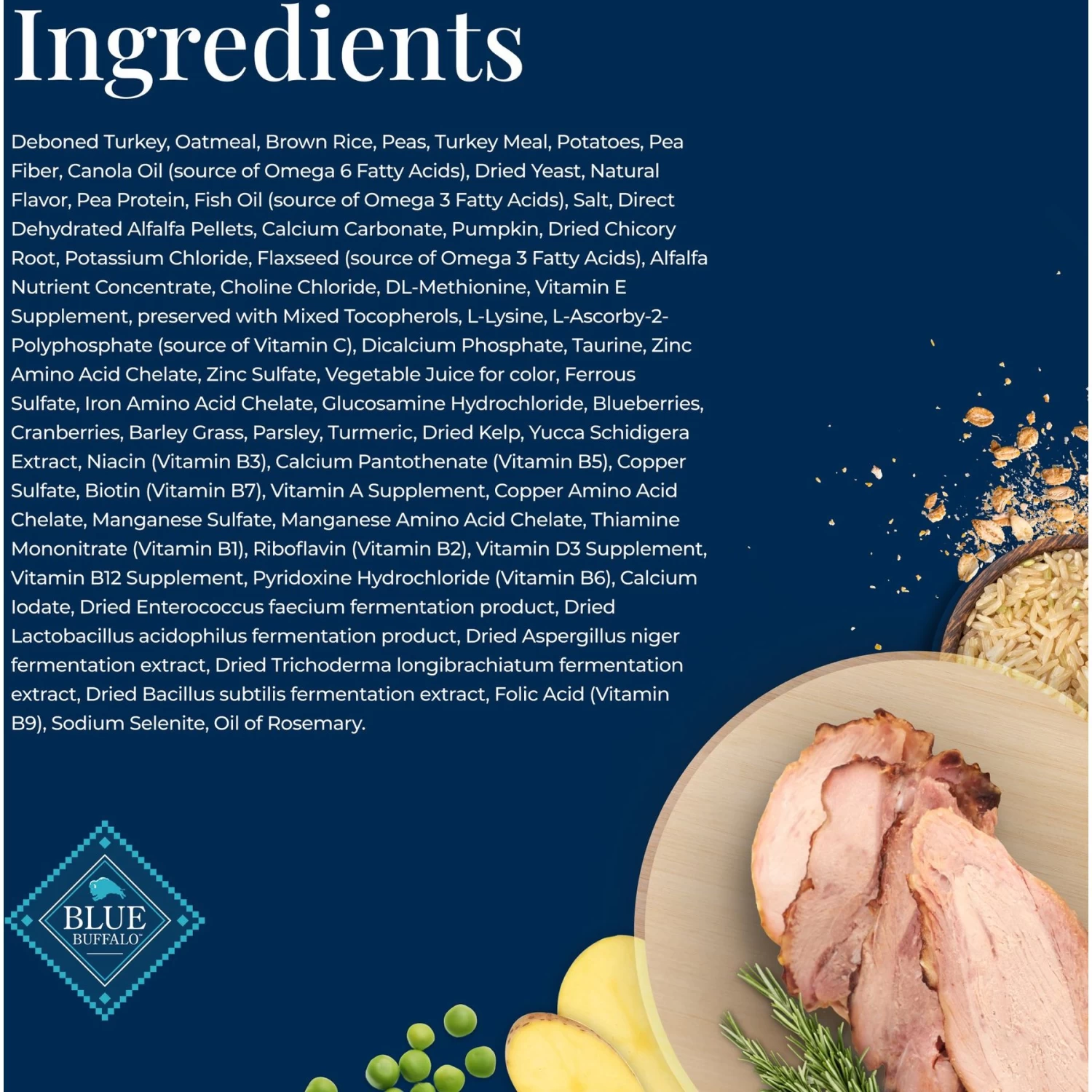 Blue Buffalo Basics Skin & Stomach Care Turkey & Potato Recipe Adult Dry Dog Food - Image 5