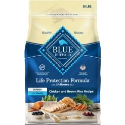 Blue Buffalo Life Protection Formula Senior Chicken & Brown Rice Recipe Dry Dog Food
