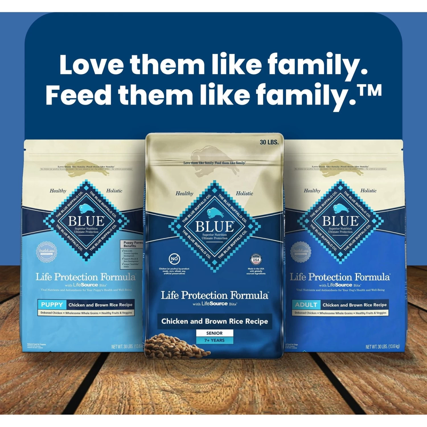 Blue Buffalo Life Protection Formula Large Breed Healthy Weight Adult Chicken & Brown Rice Recipe Dry Dog Food - Image 9