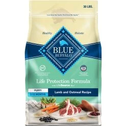 Blue Buffalo Life Protection Formula Puppy Lamb & Oatmeal Recipe Dry Dog Food