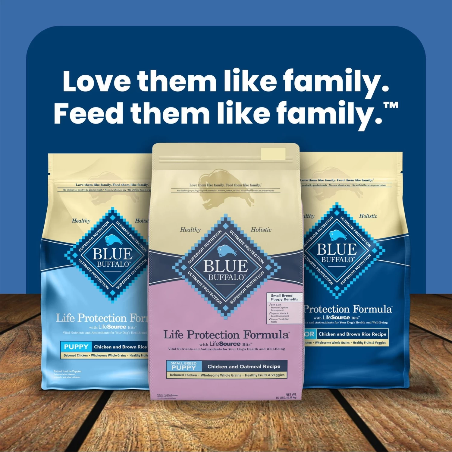 Blue Buffalo Life Protection Formula Small Breed Puppy Chicken & Oatmeal Recipe Dry Dog Food - Image 9