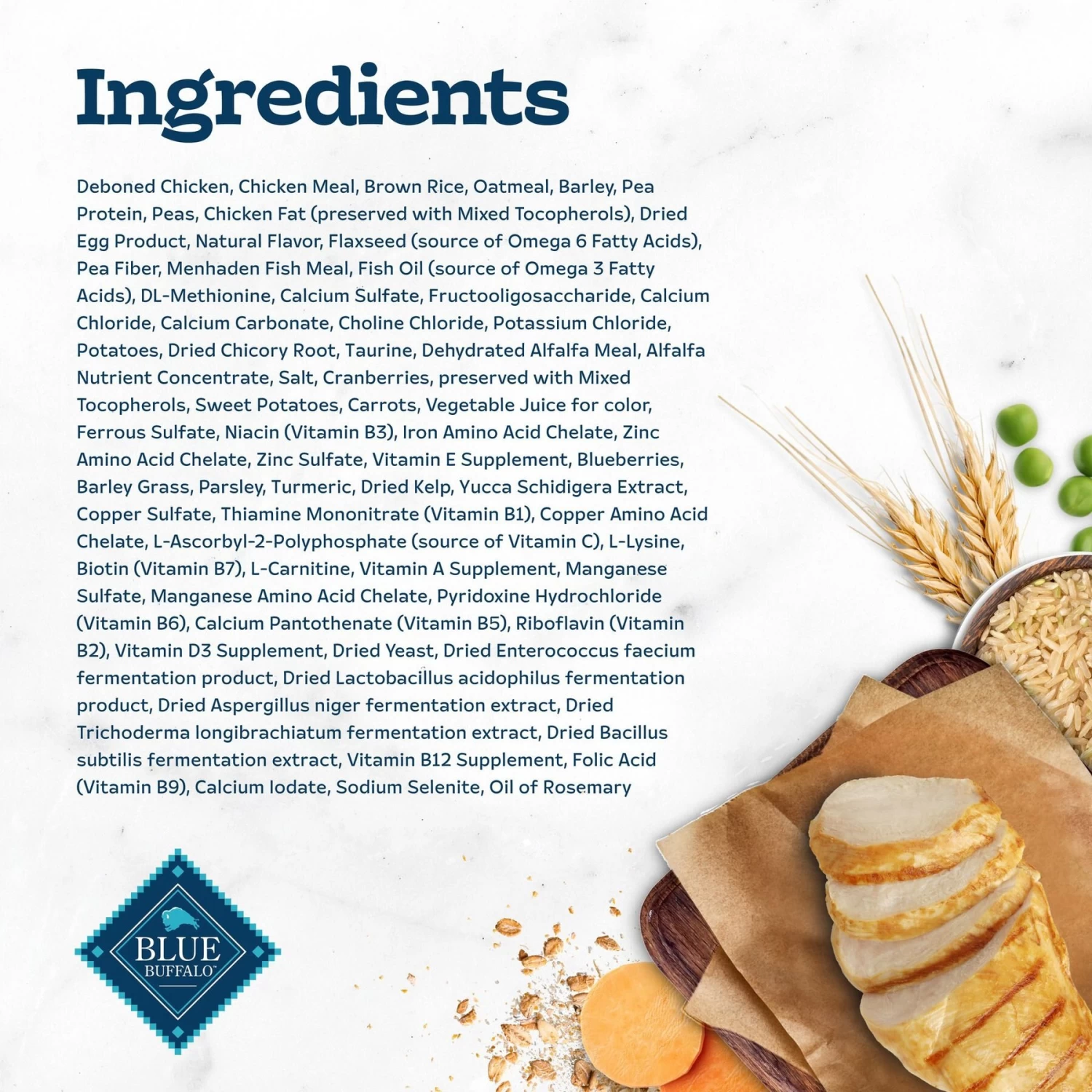 Blue Buffalo Tastefuls Sensitive Stomach Natural Chicken Adult Dry Cat Food - Image 5