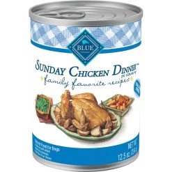 Blue Buffalo Family Favorite Grain-Free Recipes Sunday Chicken Dinner Canned Dog Food