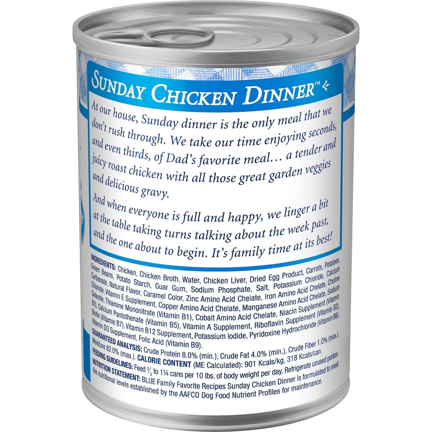 Blue Buffalo Family Favorite Grain-Free Recipes Sunday Chicken Dinner Canned Dog Food - Image 3