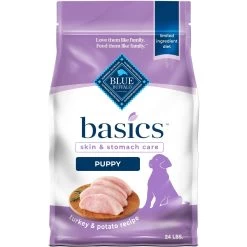 Blue Buffalo Basics Skin & Stomach Care Turkey & Potato Recipe Puppy Dry Dog Food