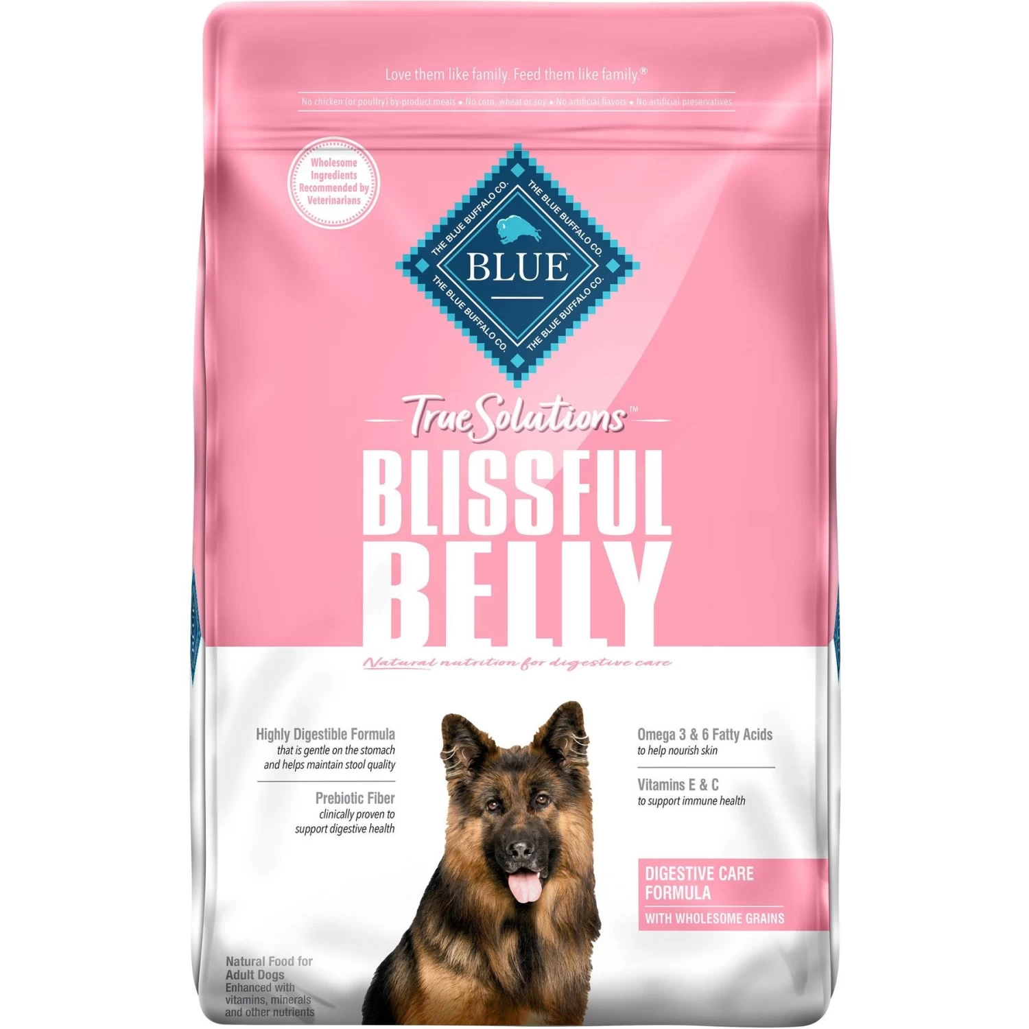Blue Buffalo True Solutions Blissful Belly Digestive Care Formula Dry Dog Food & Blue Buffalo True Solutions Blissful Belly Digestive Care Formula Wet Dog Food - Image 2