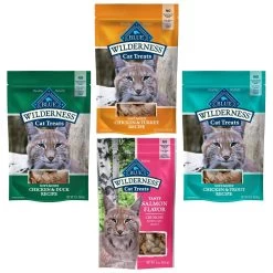 Blue Buffalo Wilderness Chicken & Trout Grain-Free Cat Treats + 3 Items