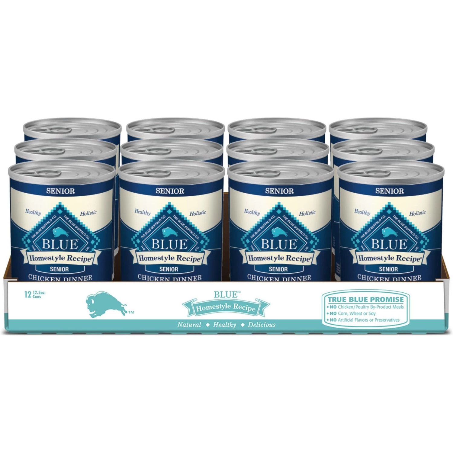 Blue Buffalo Homestyle Recipe Senior Chicken Dinner With Garden Vegetables Canned Dog Food