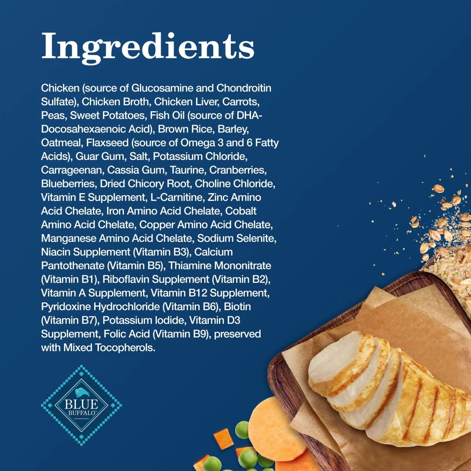 Blue Buffalo Homestyle Recipe Senior Chicken Dinner With Garden Vegetables Canned Dog Food - Image 6