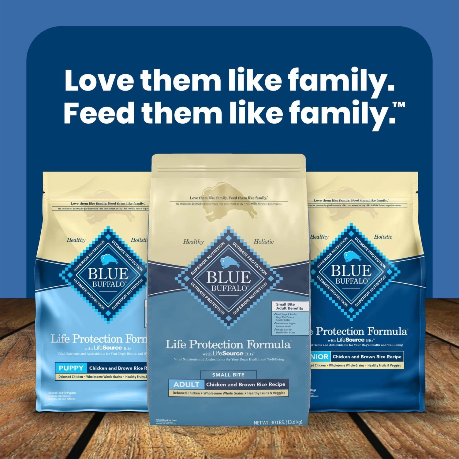 Blue Buffalo Life Protection Formula Small Bite Adult Chicken & Brown Rice Recipe Dry Dog Food - Image 9