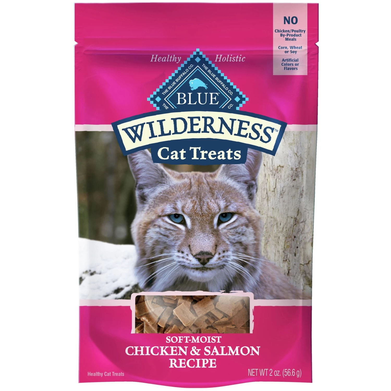 Blue Buffalo Wilderness Chicken & Salmon Grain-Free Cat Treats