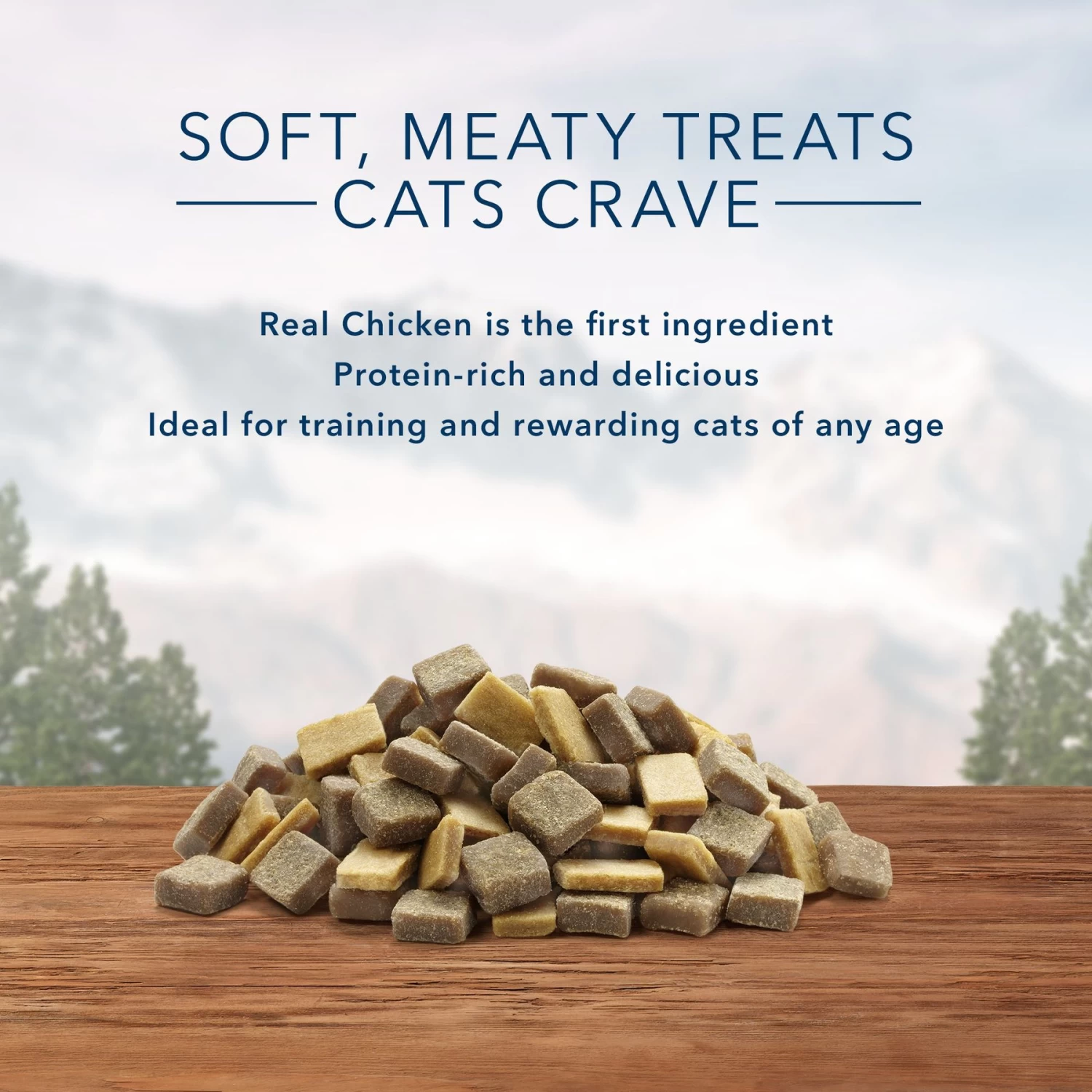 Blue Buffalo Wilderness Chicken & Salmon Grain-Free Cat Treats - Image 3