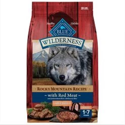 Blue Buffalo Wilderness Rocky Mountain Recipe Large Breed Adult High Protein Natural Red Meat & Grain Dry Dog Food