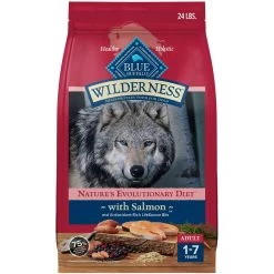 Blue Buffalo Wilderness Adult High Protein Natural Salmon & Wholesome Grains Dry Dog Food