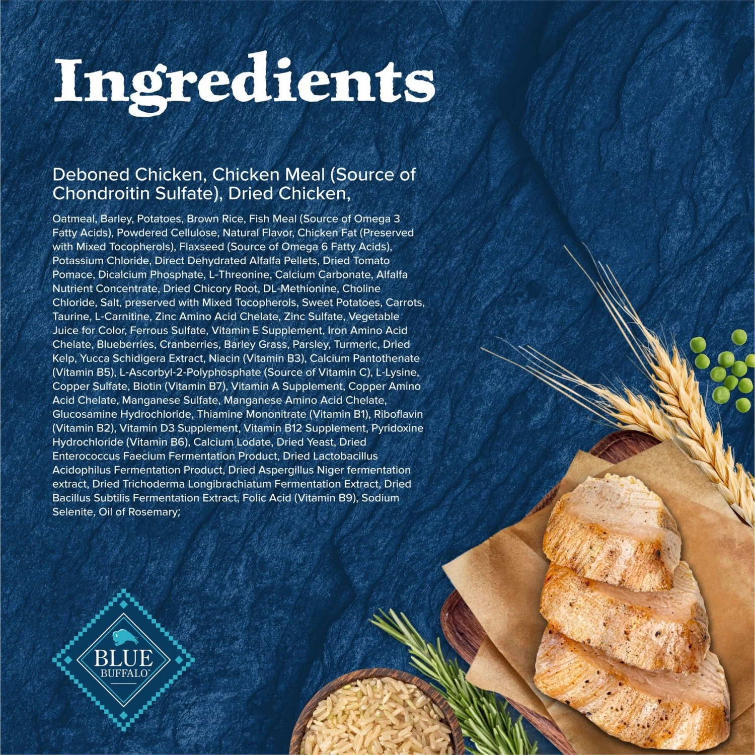 Blue Buffalo Wilderness Healthy Weight Adult High Protein Natural Chicken & Wholesome Grains Dry Dog Food - Image 5