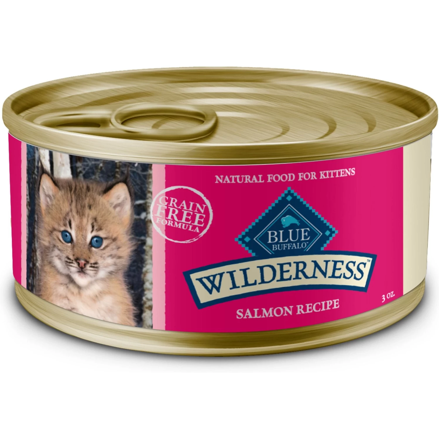Blue Buffalo Wilderness Kitten Salmon Grain-Free Canned Cat Food