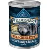 Blue Buffalo Wilderness Wolf Creek Stew Chunky Chicken Stew Grain-Free Adult Canned Dog Food