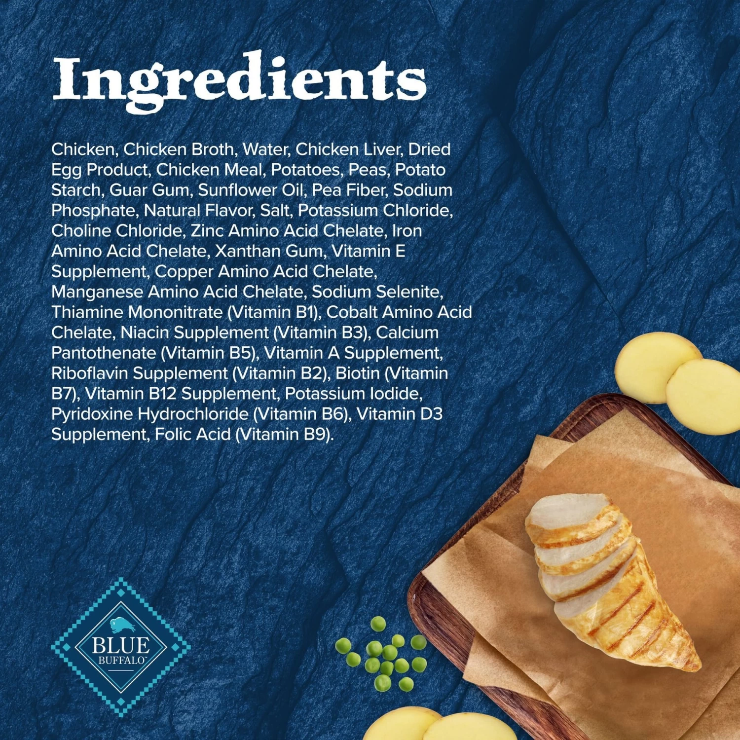 Blue Buffalo Wilderness Wolf Creek Stew Chunky Chicken Stew Grain-Free Adult Canned Dog Food - Image 5