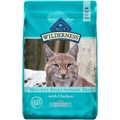 Blue Buffalo Wilderness Chicken Recipe Indoor Hairball Control Grain-Free Dry Cat Food