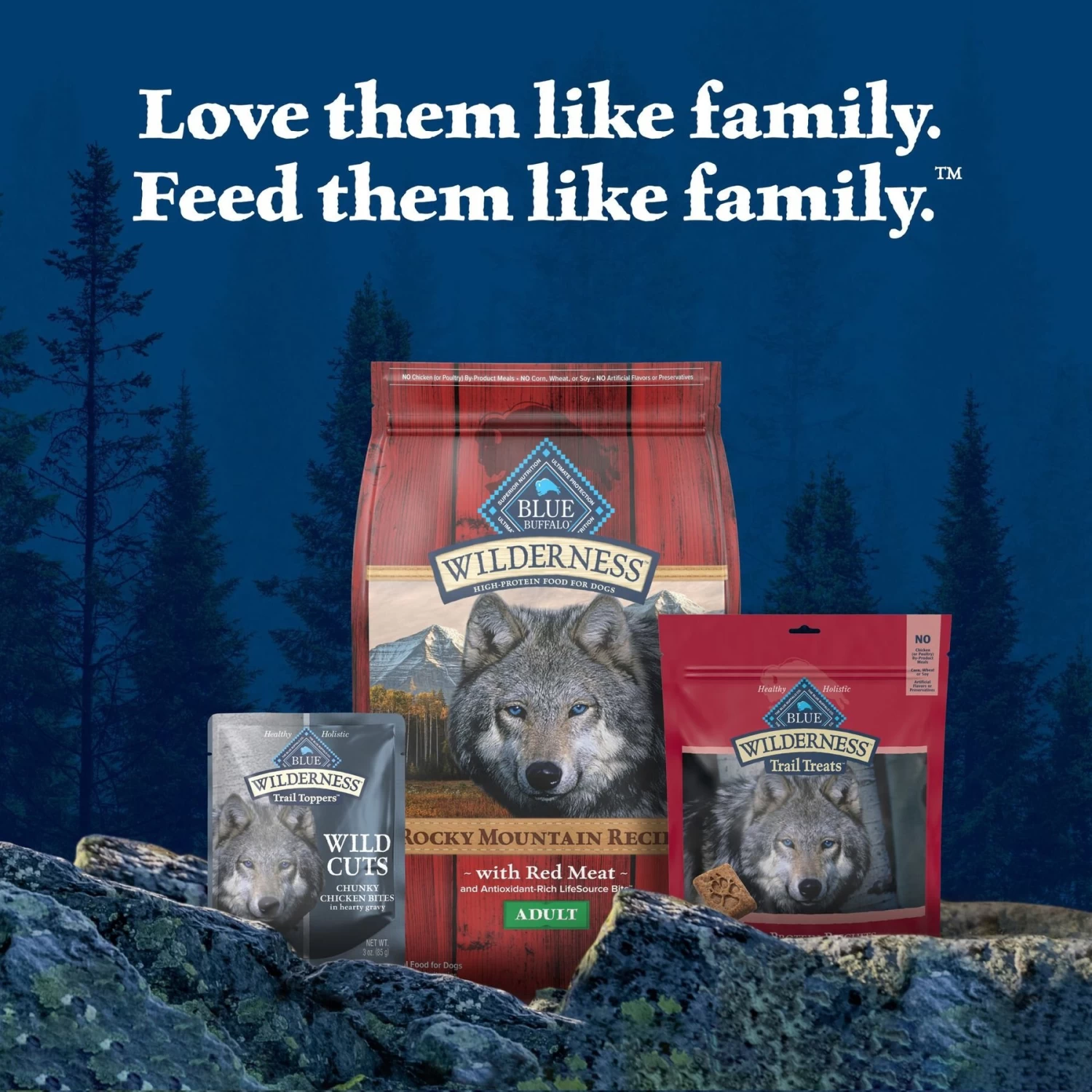 Blue Buffalo Wilderness Trail Toppers Wild Cuts Chunky Chicken Bites In Hearty Gravy Grain-Free Dog Food Topper - Image 7